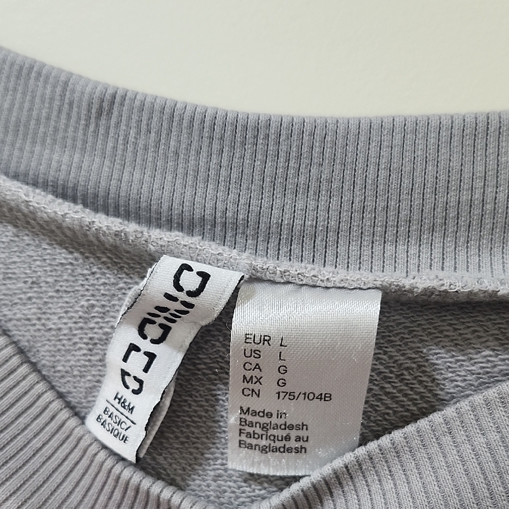 H&M Light Gray Women's Sweatshirt - Picture 2 of 8